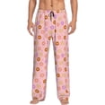 thumbnail image 1 of Logiee Donuts Print Pajama Pants for Men,Men’s Pajama Bottoms,Mens PJ Pants with Pockets & Button Fly-X-Large, 1 of 6