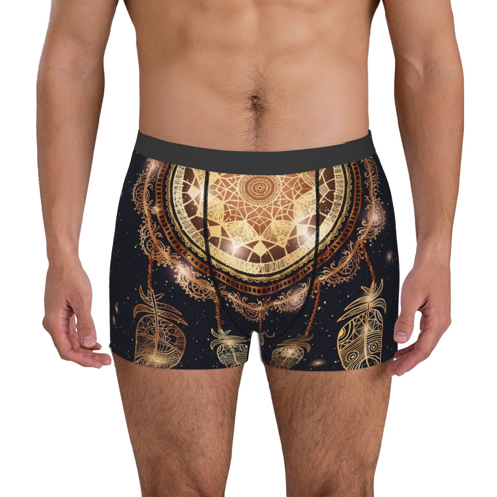 Logiee Dreamcatcher With Mandala Print Mens Boxer Briefs,Boxer Briefs ...