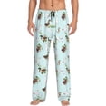 thumbnail image 1 of Logiee Duck Animals Farm Print Pajama Pants for Men,Men’s Pajama Bottoms,Mens PJ Pants with Pockets & Button Fly-Medium, 1 of 6