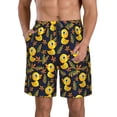 thumbnail image 1 of Logiee Ducks Print Mens Swim Trunks Quick Dry Board Shorts,Breathable Hawaii Beach Shorts Swimwear Bathing Suits-3X-Large, 1 of 6