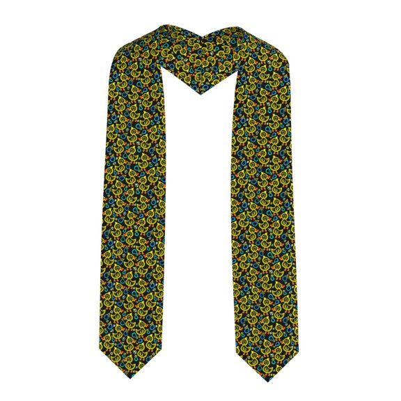 Logiee Ducks1 Print Unisex Adult Graduation Stole Shawl 72" Long for Academic Commencements Shawl-Sharp Corner