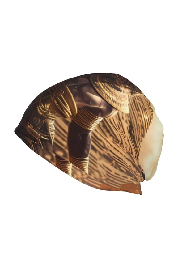 Egyptian Cat Pharaoh Magic Print Unisex Knit Beanie for Men Women Winter Hat,Beanies Skull Caps