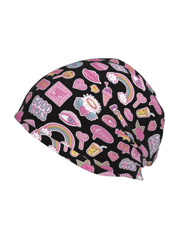 Elements Print Unisex Knit Beanie for Men Women Winter Hat,Beanies Skull Caps