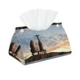 thumbnail image 1 of Logiee Elephant Giraffe Print Tissue Box Cover,Stylish Tissue Box Holder Decorative Tissue Cover for Bathroom Toilet Bedroom Living Room Table Desk Office, 1 of 7
