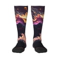 thumbnail image 1 of Logiee Explosive Fluid Splash Art Print Gift Stocking Stuffers,Adult Stockings,Novelty Socks,Funny Socks Birthday Running Walking Sleeping, 1 of 6