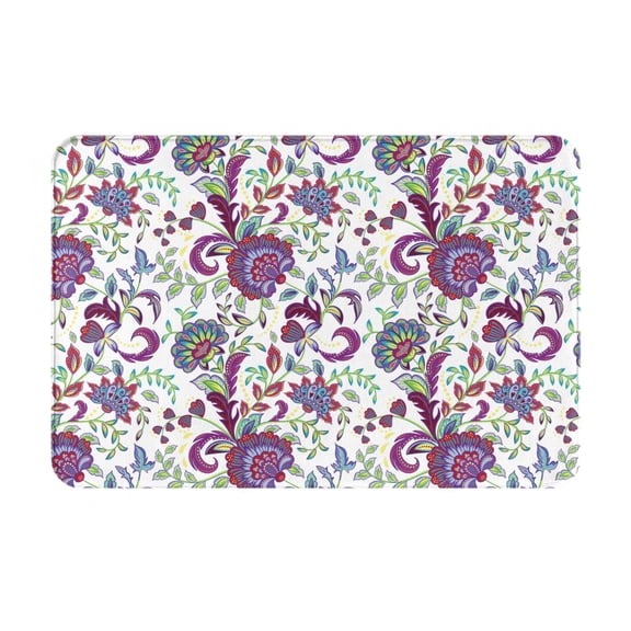 Logiee Fairy Flower Print Welcome Mats for Entryway,Door Mat for Front Door,Entry Mat,Doormat for Garden, Garage, Patio, Home, Porch Decor