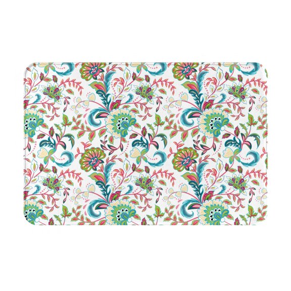 Logiee Fairy Flower Print Welcome Mats for Entryway,Door Mat for Front Door,Entry Mat,Doormat for Garden, Garage, Patio, Home, Porch Decor