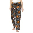 thumbnail image 1 of Logiee Fastfood 1 Print Women Pajama Pants,Comfy Pj Bottom with Pockets & Drawstring,Stretch Casual Sleepwear-Small, 1 of 6