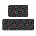 thumbnail image 1 of Logiee Feathers And Butterflies Print Kitchen Mats for Floor Sets of 2,Waterproof Kitchen Rugs,Non Slip Comfort Standing Mat Rug for Home,Runner,Sink,Office,Laundry, 1 of 6