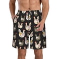 thumbnail image 1 of Logiee Flowe Rooster Print Mens Swim Trunks Quick Dry Board Shorts,Breathable Hawaii Beach Shorts Swimwear Bathing Suits-XX-Large, 1 of 6