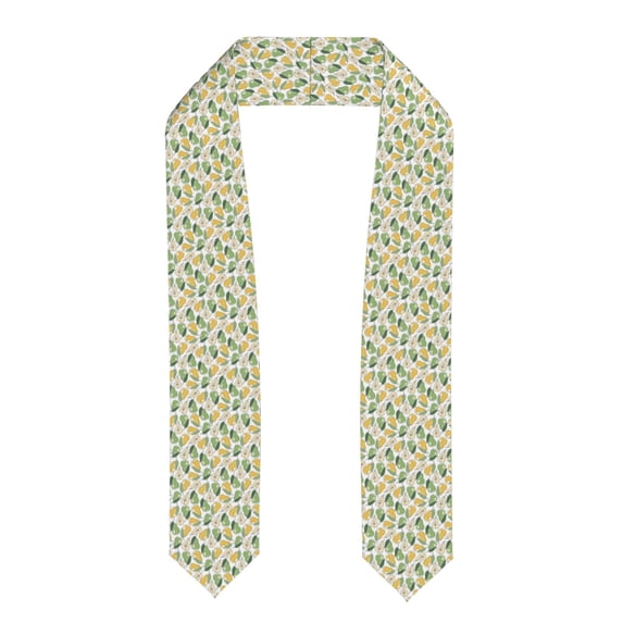 Logiee Fruit Pears Print Unisex Adult Graduation Stole Shawl 72" Long for Academic Commencements Shawl-Flattened