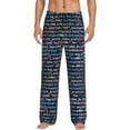 thumbnail image 1 of Logiee Function Source Code Print Pajama Pants for Men,Men’s Pajama Bottoms,Mens PJ Pants with Pockets & Button Fly-X-Large, 1 of 6