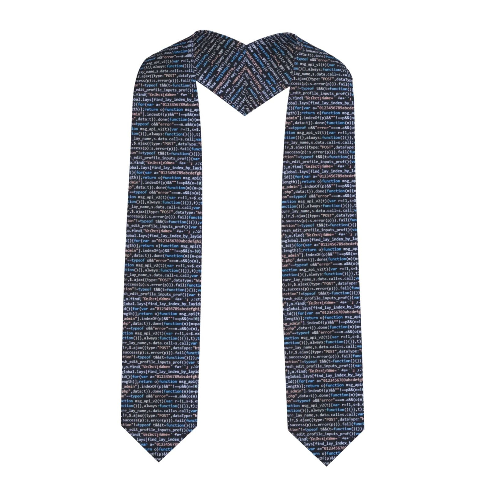 Logiee Function Source Code Print Unisex Adult Graduation Stole Shawl ...