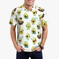 thumbnail image 1 of Logiee Funny Avocado In Mexican Clothes Print Mens Polo Shirts,Mens Golf Polo Shirts,Short Sleeve Casual Polo Shirts for Men,Summer Fashion Beach Shirts-Small, 1 of 6