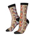 thumbnail image 1 of Logiee Funny Dogs Family Print Adult Socks for Men & Women,Calf Socks, Ankle Socks,Boots Socks,Breathable Casual Sock,Unisex Crew Socks, 1 of 6
