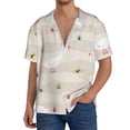 thumbnail image 1 of Logiee Funny Goose1 Print Men's Button Down Shirts Short Sleeve, Summer Beach Shirts,Vacation Wedding Shirts,Men's Casual Button-Down Shirts with Pocket-Medium, 1 of 5