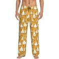 thumbnail image 1 of Logiee Funny goose family Print Pajama Pants for Men,Men’s Pajama Bottoms,Mens PJ Pants with Pockets & Button Fly-Small, 1 of 6