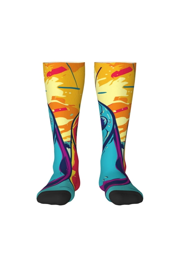 Gaming Print Gift Stocking Stuffers,Adult Stockings,Novelty Socks,Funny Socks Birthday Running Walking Sleeping