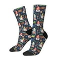 thumbnail image 1 of Logiee Garden Gnomes Print Adult Socks for Men & Women,Calf Socks, Ankle Socks,Boots Socks,Breathable Casual Sock,Unisex Crew Socks, 1 of 6