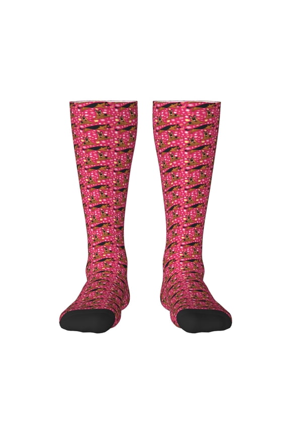 German Shepherd Dog Print Gift Stocking Stuffers,Adult Stockings,Novelty Socks,Funny Socks Birthday Running Walking Sleeping