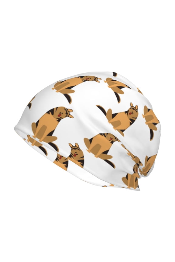 German Shepherd Dog Print Unisex Knit Beanie for Men Women Winter Hat,Beanies Skull Caps