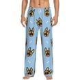 thumbnail image 1 of Logiee German Shepherd Puppy Print Pajama Pants for Men,Men’s Pajama Bottoms,Mens PJ Pants with Pockets & Button Fly-Medium, 1 of 6