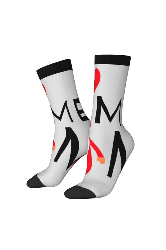 Gnome Home With A Cute Gnome Print Adult Socks for Men & Women,Calf Socks, Ankle Socks,Boots Socks,Breathable Casual Sock,Unisex Crew Socks