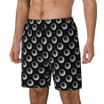 thumbnail image 1 of Logiee Golf Balls Print Men's Swim Trunk,Quick Dry Board Shorts ,Men's Swim Trunks with Compression Liner, Bathing Suits with Pockets-Large, 1 of 6