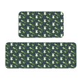 thumbnail image 1 of Logiee Green Frogs Print Kitchen Mats for Floor Sets of 2,Waterproof Kitchen Rugs,Non Slip Comfort Standing Mat Rug for Home,Runner,Sink,Office,Laundry, 1 of 6