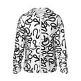 thumbnail image 1 of Logiee Hand Drawn Snake Print Men's Women Light Jacket Full Zip Sun Protection Hoodie Long Sleeve Sun Shirts for Men Hiking Fishing Zip Pockets-Large, 1 of 8