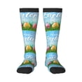 thumbnail image 1 of Logiee Happy Easter Print Gift Stocking Stuffers,Adult Stockings,Novelty Socks,Funny Socks Birthday Running Walking Sleeping, 1 of 6