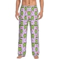 thumbnail image 1 of Logiee Happy Frogs1 Print Pajama Pants for Men,Men’s Pajama Bottoms,Mens PJ Pants with Pockets & Button Fly-Large, 1 of 6