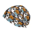 thumbnail image 1 of Logiee Happy Halloween2 Print Unisex Knit Beanie for Men Women Winter Hat,Beanies Skull Caps, 1 of 7