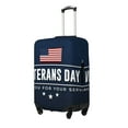 thumbnail image 1 of Logiee Happy Veterans Day Print Travel Luggage Cover,Suitcase Protector, Washable Elastic Suitcase Baggage Cover,Closure for Wheeled Suitcase Fit 18-32 Inch Luggage-Small, 1 of 7