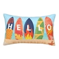 thumbnail image 1 of Logiee Hello Summer3 Print Pillow Case,Throw Pillow Covers, Double Sided Plush Cushion Cover for Couch Sofa Bed, Only Pillowcase-14"x20", 1 of 6