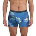thumbnail image 1 of Logiee Hibiscus Flowers Calm Water Print Mens Boxer Briefs,Boxer Briefs for Men,Breathable Stretch Underwear,Boys Boxer Briefs-X-Large, 1 of 5