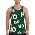 thumbnail image 1 of Logiee Ho Ho Ho A Print Men's Workout Tank Top,Quick Dry Workout Tank Top,Gym Muscle Tee,Fitness Bodybuilding Sleeveless T Shirt-3X-Large, 1 of 7