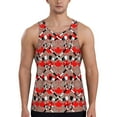thumbnail image 1 of Logiee Hockey With Maple Leaves Print Men's Workout Tank Top,Quick Dry Workout Tank Top,Gym Muscle Tee,Fitness Bodybuilding Sleeveless T Shirt-3X-Large, 1 of 7
