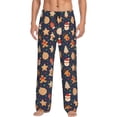 thumbnail image 1 of Logiee Holiday Gingerbreads Print Pajama Pants for Men,Men’s Pajama Bottoms,Mens PJ Pants with Pockets & Button Fly-XX-Large, 1 of 6