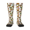 thumbnail image 1 of Logiee Hot Dog With One Sausage Print Gift Stocking Stuffers,Adult Stockings,Novelty Socks,Funny Socks Birthday Running Walking Sleeping, 1 of 6