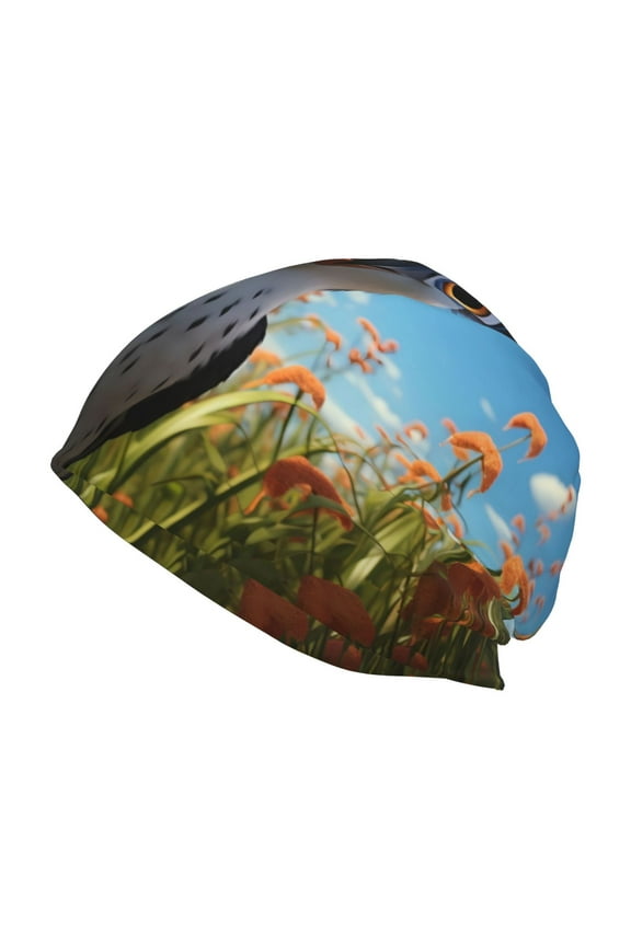 Joyful Animated Bird Print Unisex Knit Beanie for Men Women Winter Hat,Beanies Skull Caps