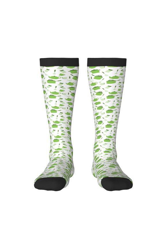 Kitchen Utensiles Cooking Pots Print Gift Stocking Stuffers,Adult Stockings,Novelty Socks,Funny Socks Birthday Running Walking Sleeping