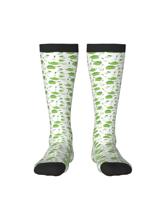 Kitchen Utensiles Cooking Pots Print Gift Stocking Stuffers,Adult Stockings,Novelty Socks,Funny Socks Birthday Running Walking Sleeping