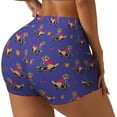 thumbnail image 1 of Logiee Labrador Retriever Dog Print Women's Biker Shorts,Workout Gym Shorts,Scrunch Shorts,Tummy Control Hidden Scrunch Running Yoga Shorts-Medium, 1 of 8