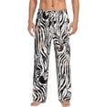 thumbnail image 1 of Logiee Leopard And Zebra Print Pajama Pants for Men,Men’s Pajama Bottoms,Mens PJ Pants with Pockets & Button Fly-XX-Large, 1 of 6