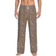 thumbnail image 1 of Logiee Leopard Print-2 Print Pajama Pants for Men,Men’s Pajama Bottoms,Mens PJ Pants with Pockets & Button Fly-X-Large, 1 of 6