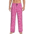 thumbnail image 1 of Logiee Leopard Print Pajama Pants for Men,Men’s Pajama Bottoms,Mens PJ Pants with Pockets & Button Fly-Large, 1 of 6