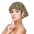 thumbnail image 1 of Logiee Leopard Print Silk Bonnet Satin Bonnet for Sleeping Women and Men,Double Layer Hair Bonnet for Curly Braids Hair, 1 of 6