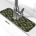 thumbnail image 1 of Logiee Light Green Excavator Print Kitchen Sink Splash Guard Faucet Mat for Splash Guard Behind Faucet Drip Catcher for Kitchen,Bathroom,Sink Mat,Dish Drying Mat,Bathroom-15" X 5.5", 1 of 7