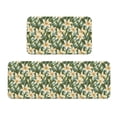 thumbnail image 1 of Logiee Lilies Flowers Print Kitchen Mats for Floor Sets of 2,Waterproof Kitchen Rugs,Non Slip Comfort Standing Mat Rug for Home,Runner,Sink,Office,Laundry, 1 of 6